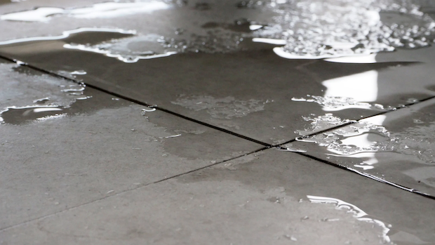 slab leak in Denton